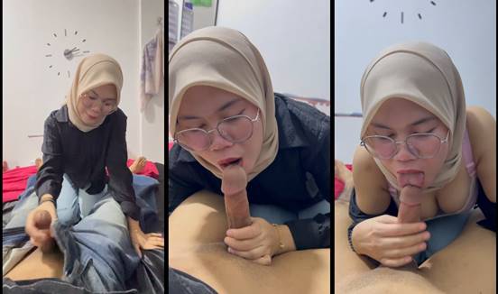 Bokep dream disepongin cewek jilbab kacamata melayu